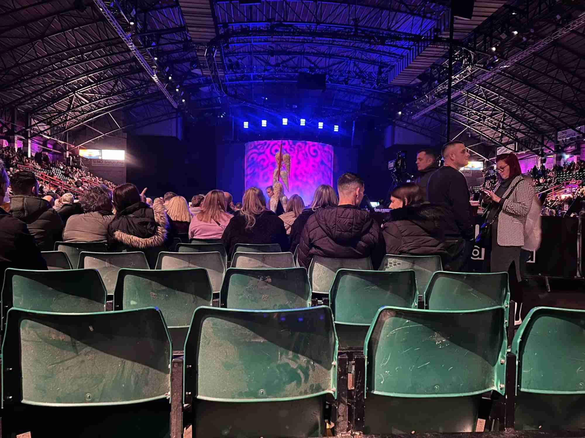 View of Peter Kay Live - Better Late Than Never Tour 2022-23 at Utilita Arena Newcastle from Seat Block E